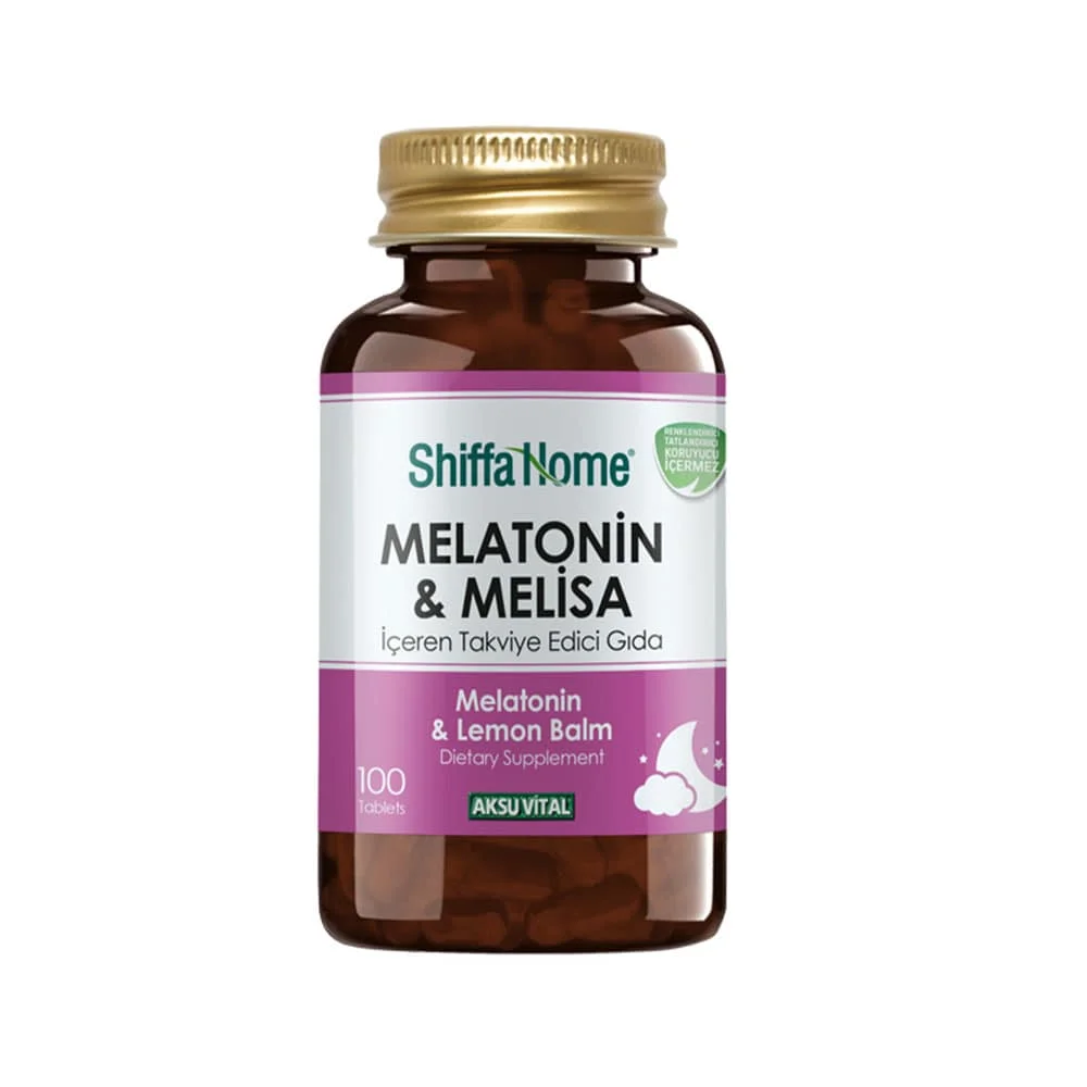 TurkAttar Melatonin Melissa Tablets Natural Sleep Aid